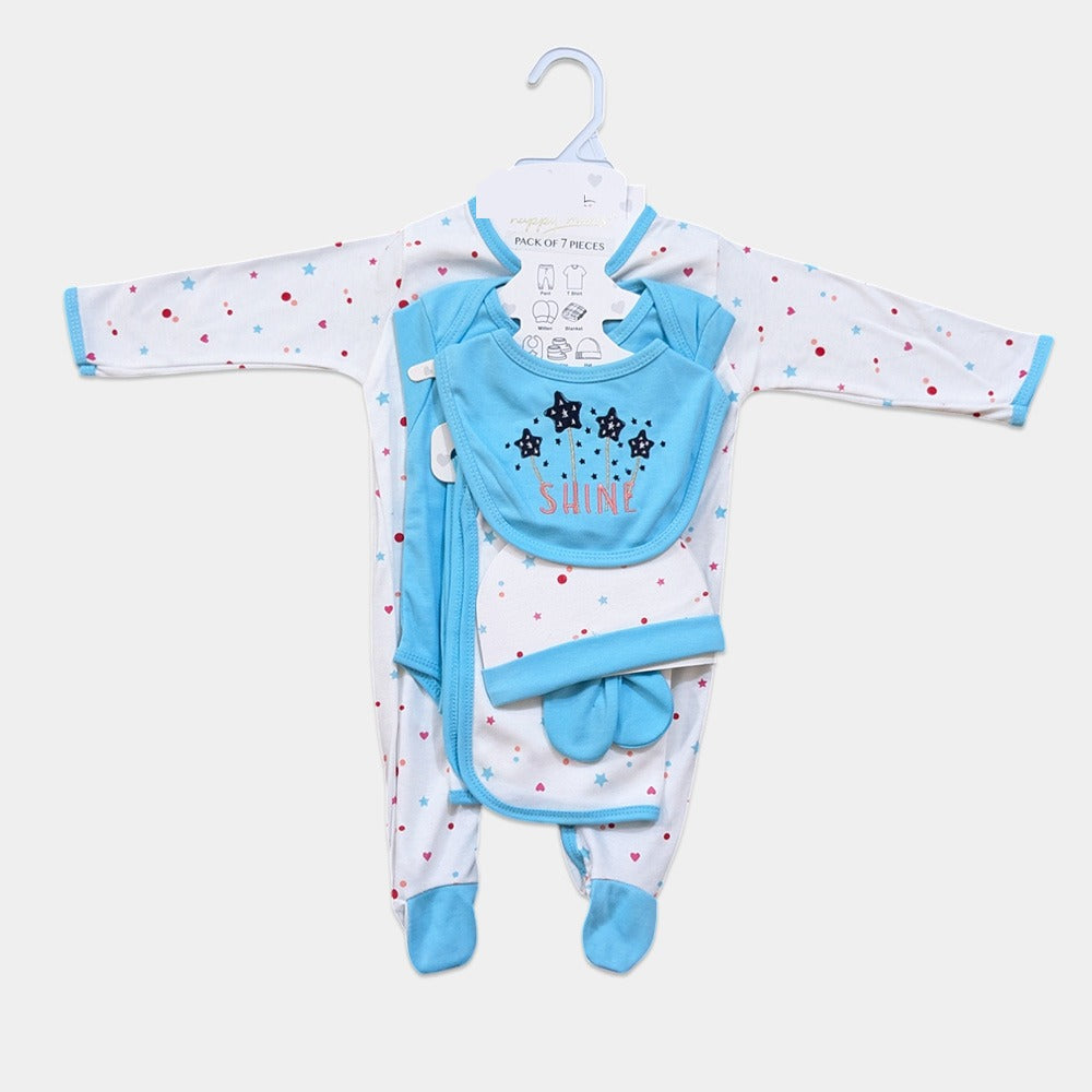 Unisex Newborn 7 Pcs Set - Adventure