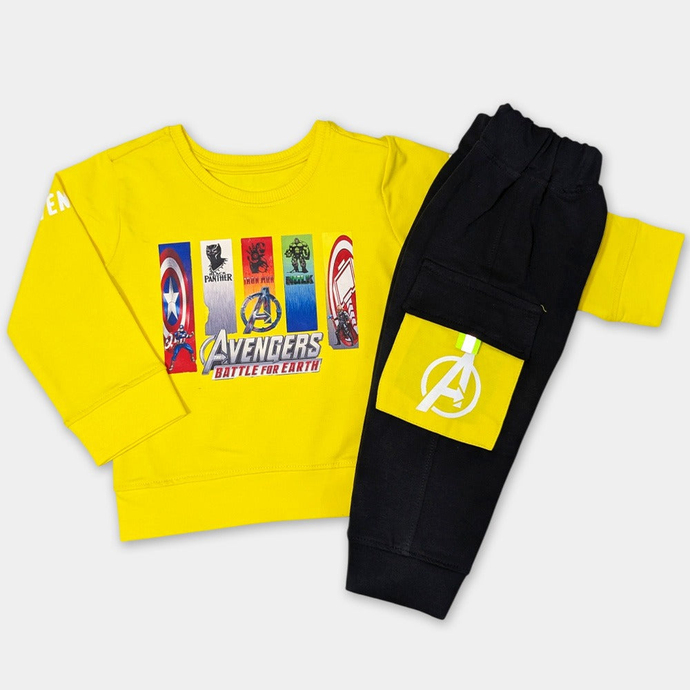 Boys Red Premium Suit - Avengers