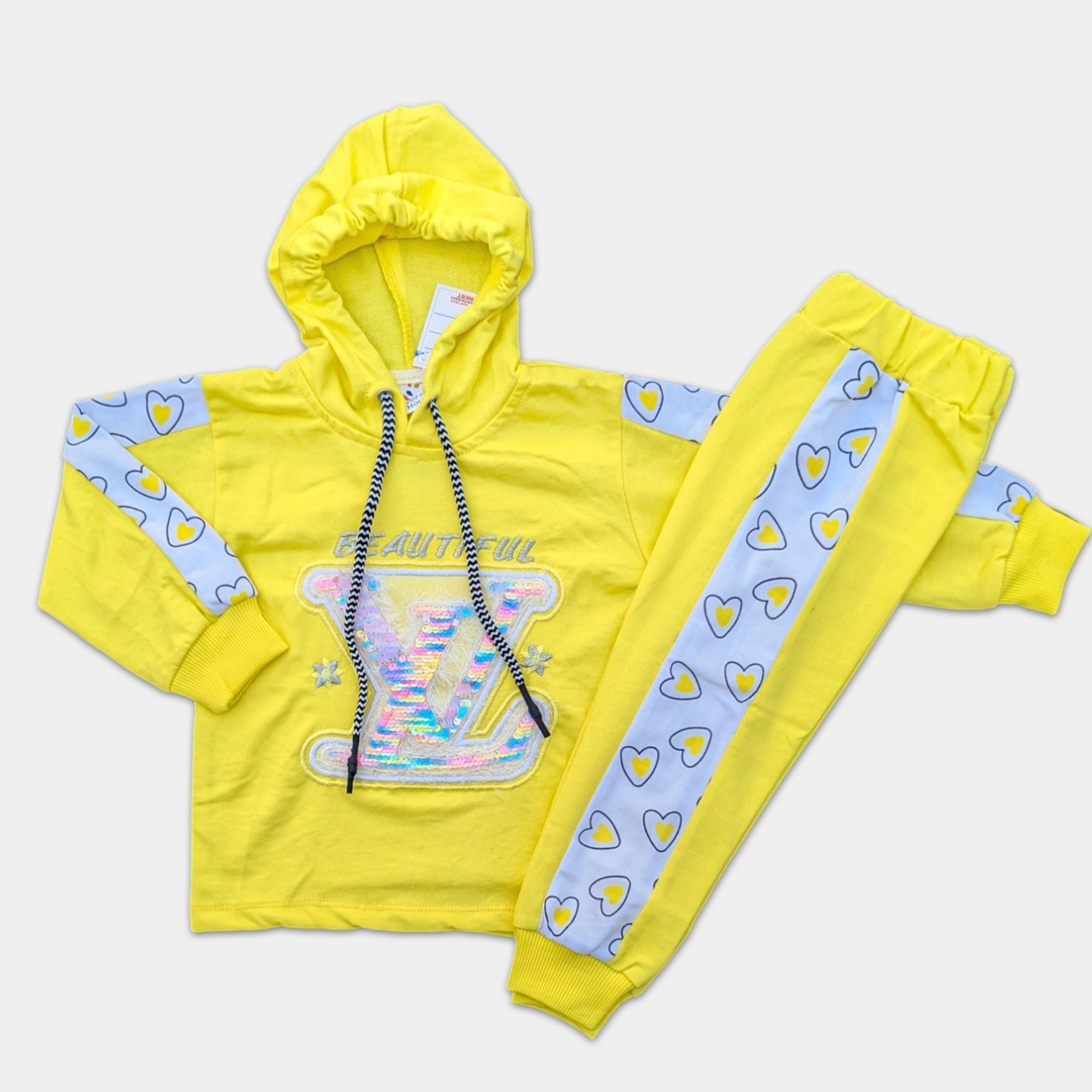 Girls Fancy Hoodie with Trousers - LV