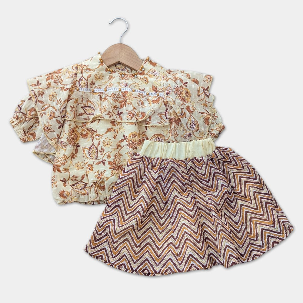 Party Wear Skirt - Waves