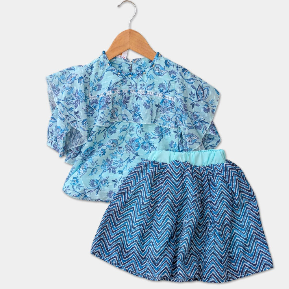 Party Wear Skirt - Waves