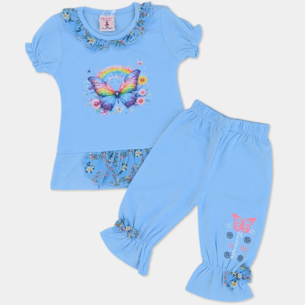 Frilled Summer Suit - Butterfly