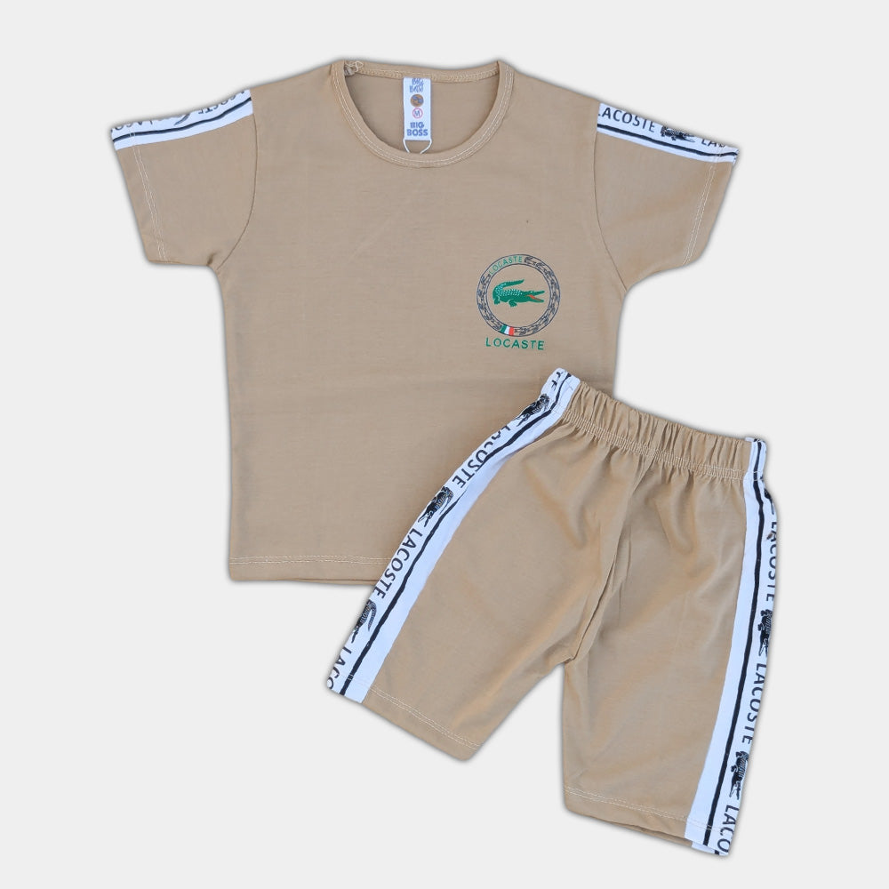 Boys Summer T Shirt with Short - Lacoste