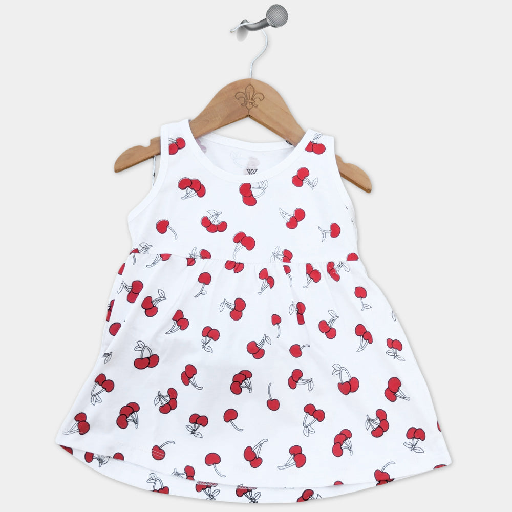 Sleeveless Printed Top - Cherry