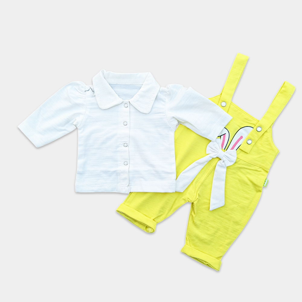 Unisex Newborn Rompers 2 Pcs - Bunny