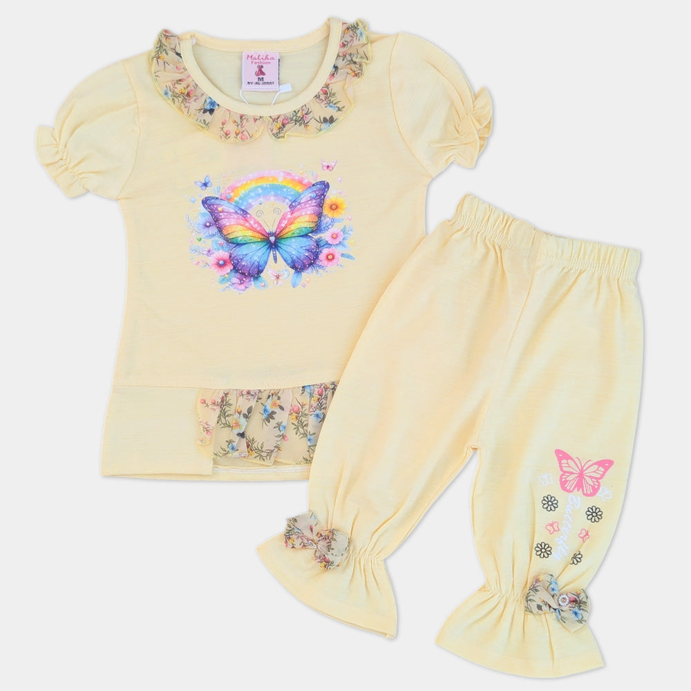 Frilled Summer Suit - Butterfly