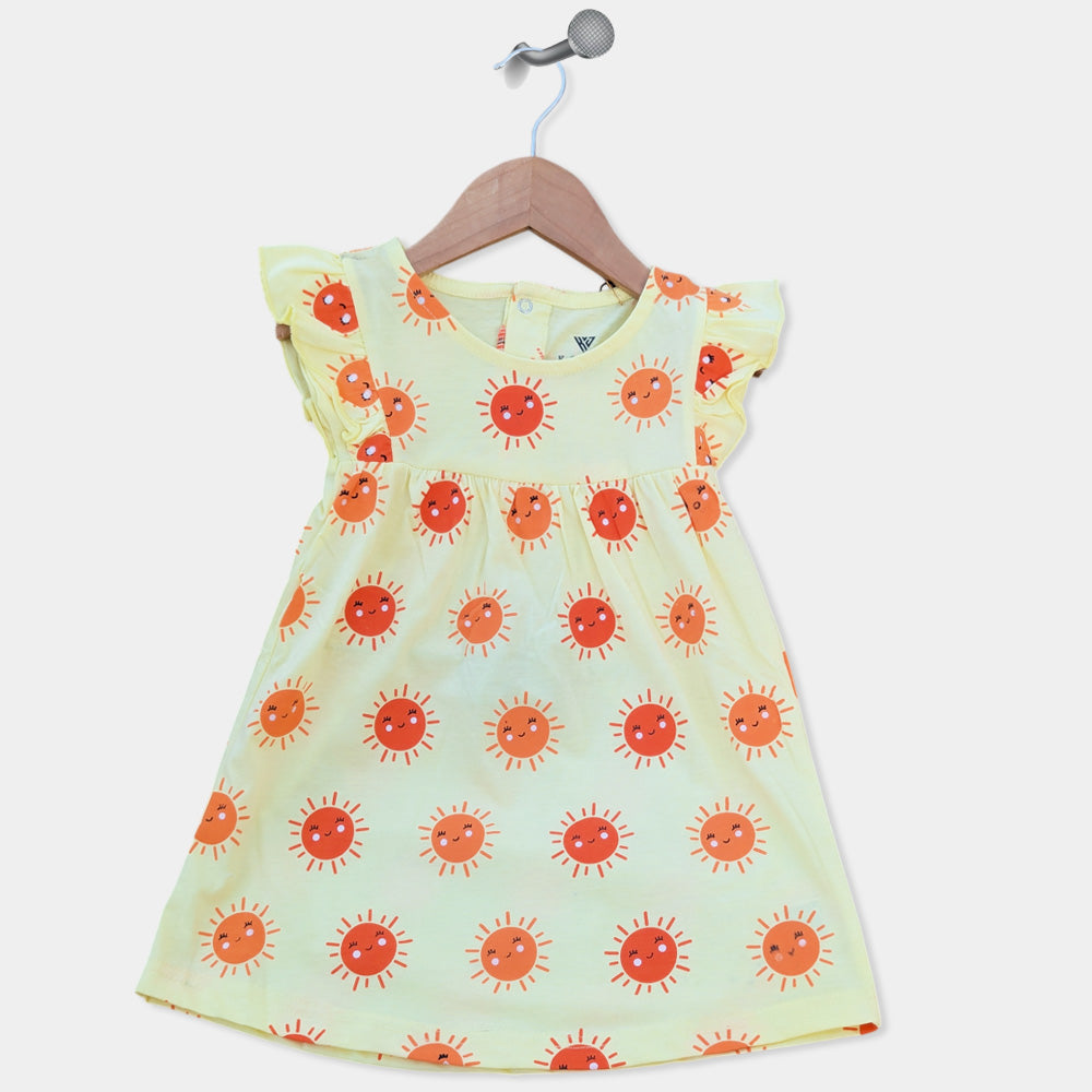 Sleeveless Long Printed Top - Sun